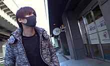 Nurse dancer gives deep throat and rides hard