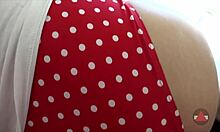 I’m pounding her polka dot swimsuit in hot pov action