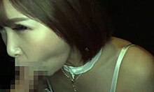 Nurse dancer gives deep throat and rides hard