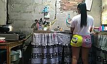 Paula Surprises Me While Cooking Lunch