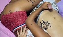 Tengo Sexo Con La Hermanastra de Mi Novio Final Inesperado Me Pilla Cogiendo y Decide Observar Para Esperar Su Turno