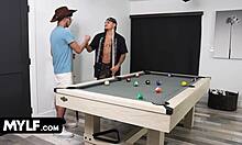 empty nest - part 4 by gotmylf featuring jennifer white - mylf stepmom & stepson & his friend face fucks in missionary, deepthroat, doggystyle, and blowjob.