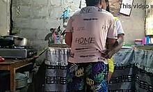 Paula Surprises Me While Cooking Lunch