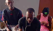 Chopping Dick Behind Gamer Head