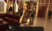 Halfway House Part 14 - Blonde Anime Slut in Wet Action