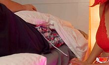 Stepdaughter emotionally sucks stepdaddy's cock deep throat secretly