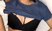 Skinny Latina Amateur Meredi Struggles with Monster Cock Friend