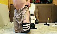 Sexy Male Cosplayer Warms Up His Hot Body With Jerk Off Instructions