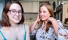 anca and rita tease with sexy camera play