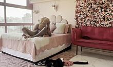 She calls neighbor to finish sex with cuckold recording