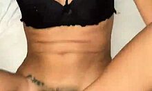 Skinny Latina Amateur Meredi Struggles with Monster Cock Friend