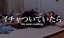 japanese couple can’t resist and starts wild sex after cute temptation prank