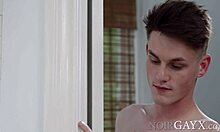 Caught maid without shirt, offered money for her big ass!