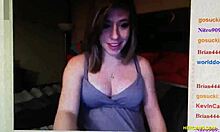Pregnant Webcam Cutie Shows Boobs Pussy and Sings