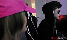 Stepsis rides gamer cock with big tits 😍
