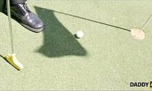 The old man gets caught with the young german redhead in a surprising situation.