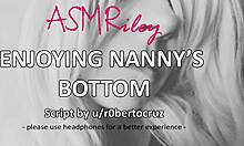 i can't resist enjoying that naughty nanny's sexy bottom, feeling so erotic