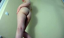 Naked teen 18+ gets intense anal with toys