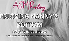 i can't resist enjoying that naughty nanny's sexy bottom, feeling so erotic