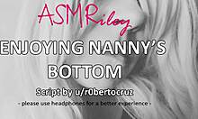 i can't resist enjoying that naughty nanny's sexy bottom, feeling so erotic