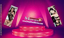 Amanda Jane in erotic encounter with four men at a party