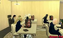 Shippuden Cap1- Madara Dominates Employee with Raw Anal Action