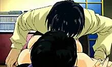 Hentai babe takes a hard pussy pounding in wild scene