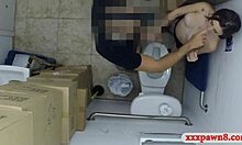 I’m shaken seeing pretty babe pounded in toilet