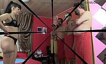 Amanda Jane in erotic encounter with four men at a party