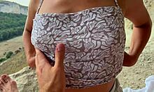 i didn't climb the rock but i climbed into her tight pussy in sheer stockings for a quick fuck