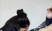 Nerd White Moon Gives Intense Blowjob to Favelado