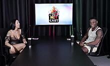 Will Mastro in sheer red lingerie explores open marriage with transsexual swing action