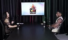 Will Mastro in sheer red lingerie explores open marriage with transsexual swing action