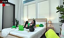 yo, caught selina imai teasing her tight pussy for fans