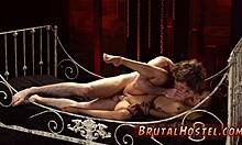 Watch this teen 18+ ass gaping in extreme BDSM, with men as slave feet for poor lil Jade Jantzen.