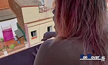 New girl shows big ass and tits in interview with monster cock!