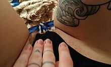 Babe Uses Big Dildo For Self-Pleasure