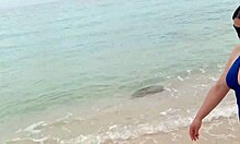 latina wife beach sex cum inside