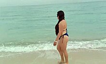 latina wife beach sex cum inside