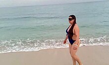 latina wife beach sex cum inside
