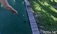 Amateur Legal Age Teen 18+ Gets Fucked Hard With POV Blowjob And Small Tits Contest!