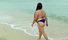 latina wife beach sex cum inside