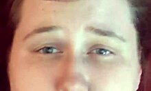 Amateur babe gets her face covered in cum after wild session. Sticky mess everywhere!