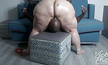welcome home with bbw face sitting and big black cock blowjob