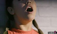 OMG, Latina teen Alina Lopez acts like a guy at party!