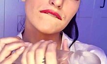 claudia bavel sucking and jerking your cock before we fuck