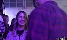 OMG, Latina teen Alina Lopez acts like a guy at party!