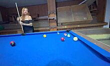 Wow! Pool Hall Worker Slams His Balls Into Cheating Curvy Slut!