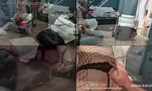 Hey, amateur swingers in fishnets are fucking hard in group sex! 😈