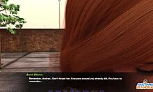 Ella gets licked on the phone, seducing the devil in this hentai group scene with femdom and cum.